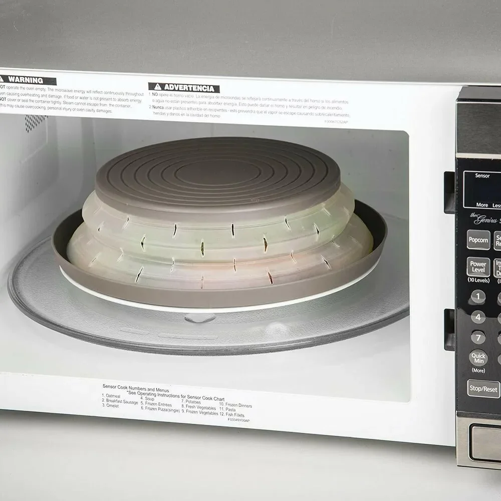 Prep Solutions  11” Collapsible Microwave Plate Cover Vented Food Splatter Guard